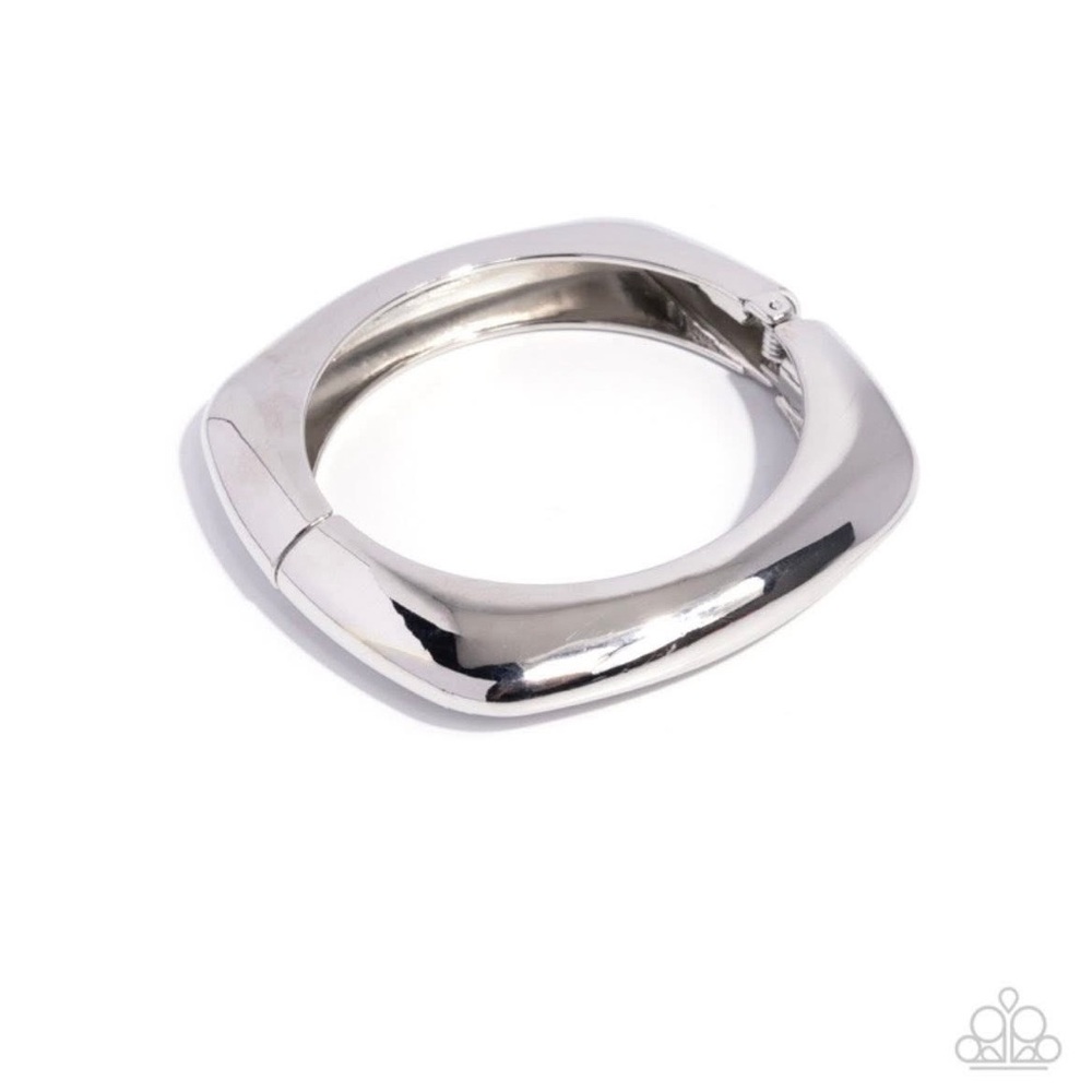 Paparazzi Silver Heart Charm Layered Necklace - Picture 2 of 6